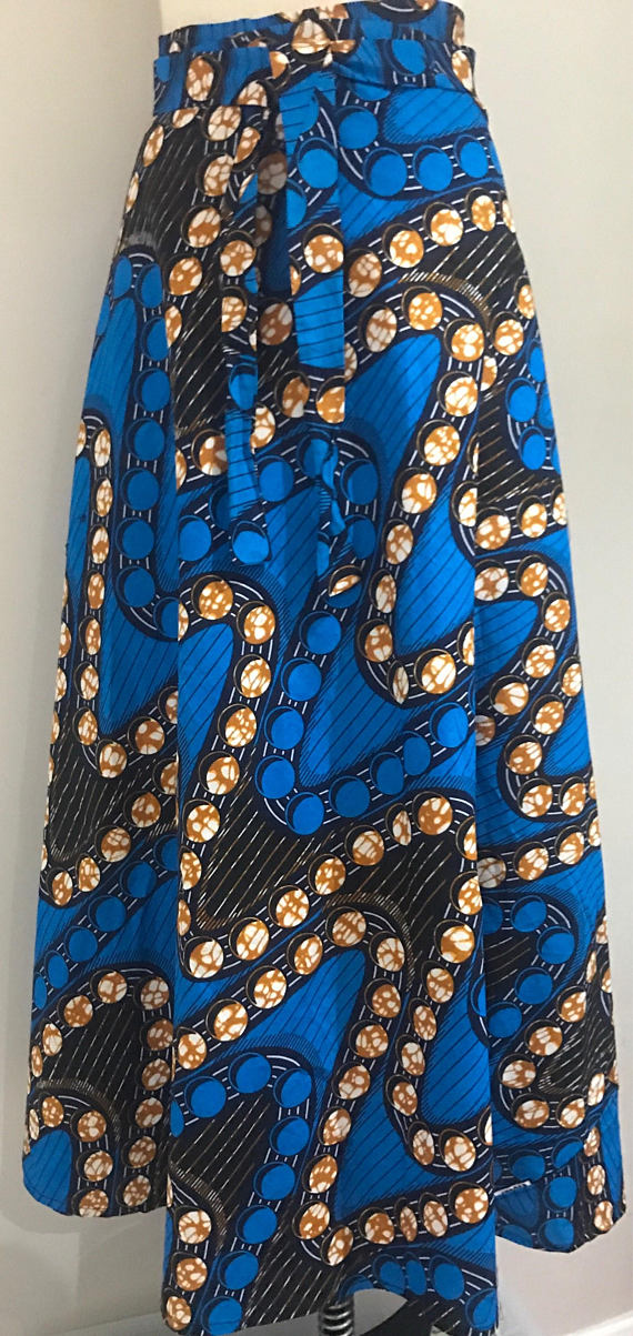 African Print Wrap Skirt - Africabaie.com