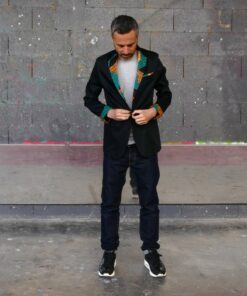 Veste en wax homme