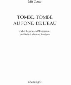 Tombe, tombe au fond de l'eau