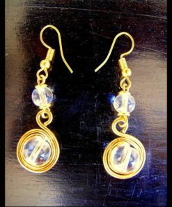 Boucles d'oreilles africaines glammed up