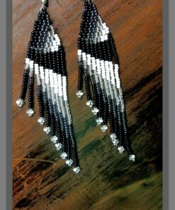 Boucles d'oreilles papillon géométrique d'inspiration africaine