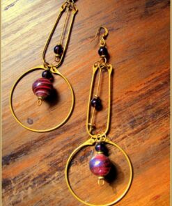 Boucles d'oreilles inspirées africaines