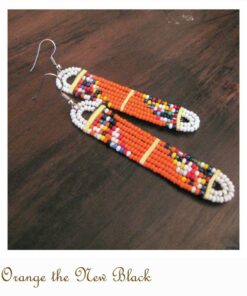 Boucles d'oreilles africaines bijoux africains-boucles d'oreilles droites