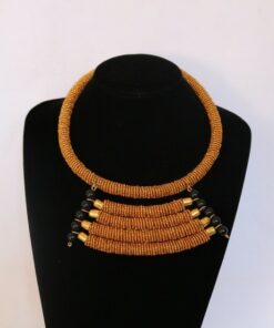 African Women jewelry handmade fabric