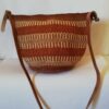 African woven sisal bag, Woven Cross body bag handmade fabric