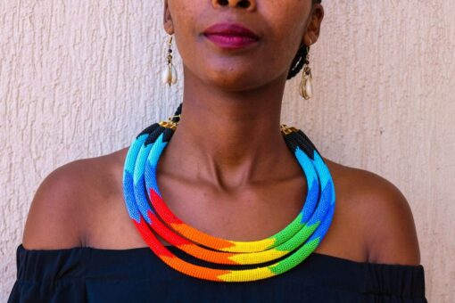 African Women jewelry Beaded