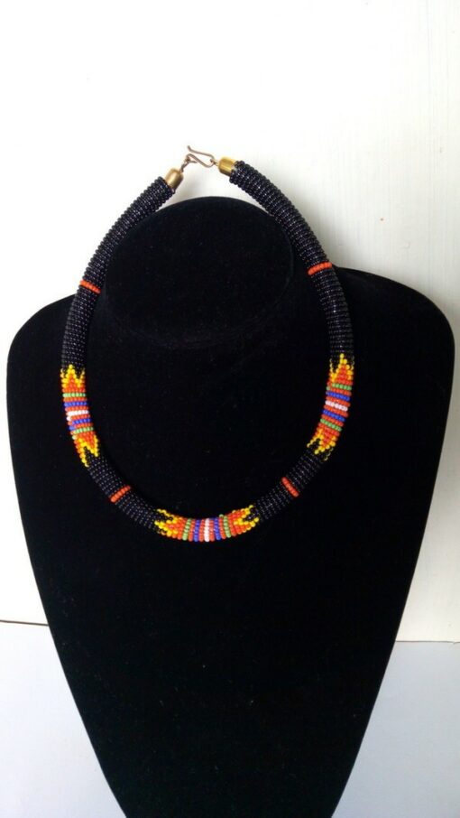 African Beaded jewelry for women handmade fabric