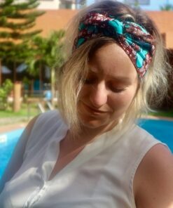 Headband Odette composé avec du wax