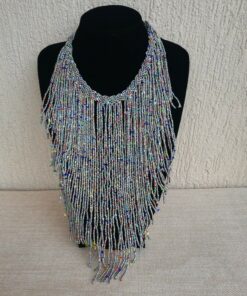 African women necklace handmade fabric