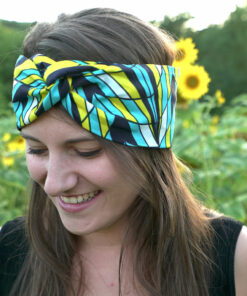 Headband Season conçu avec du pagne africain