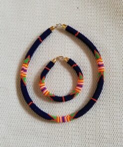 African beaded necklace