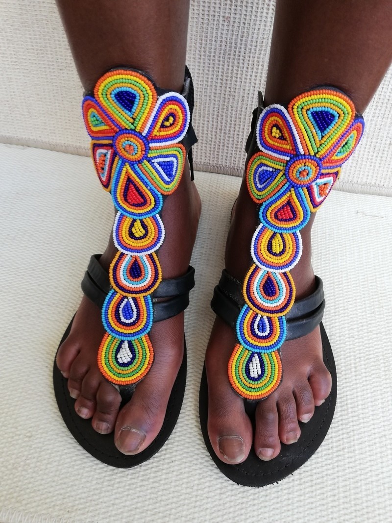 Aspiga Beaded Sandals from Kenya Help Me Choose  Into The Stratosphere