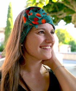Headband Alicia en wax réalisé à la main
