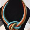 Collier femme en cordon naturel