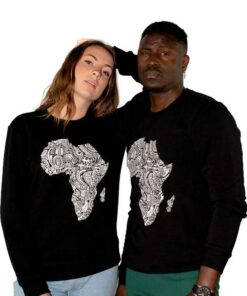 UNISEX AFRO MAP SWEATER - ÉDITION LIMITÉE