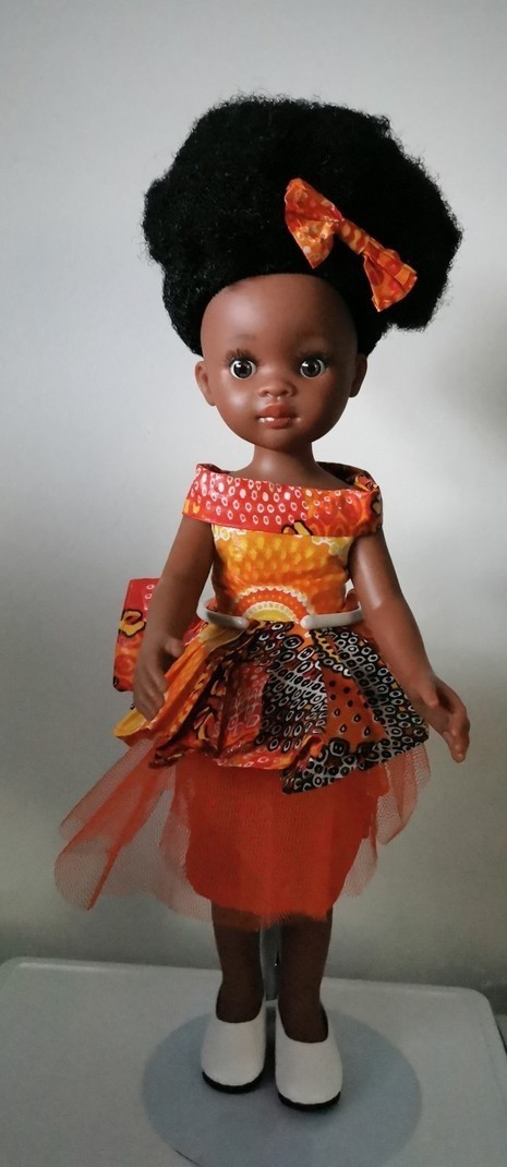Large black dolls shop