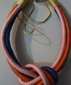 Collier femme en cordon naturel