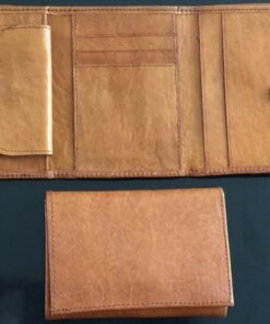 Petit porte monnaie en cuir