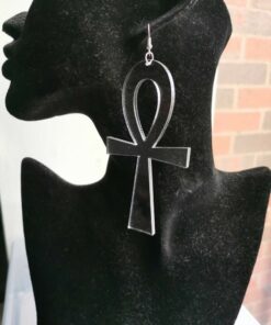 Ankh in clear acrylic in 4"