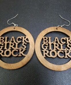 Brown Black Girls Rock earrings