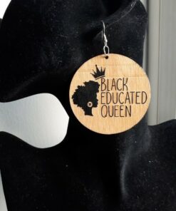 Black educated Queen Earrings