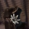 3" Weed in Clear acrylic