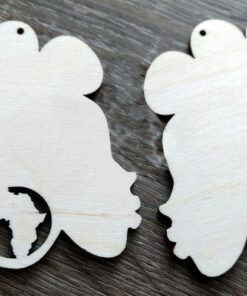 Afro silhouette 2 "