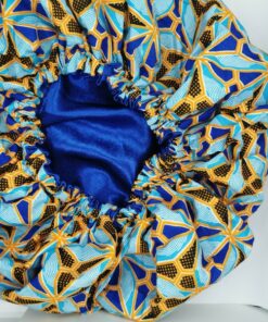 Sleeping Bonnet made in wax fabric