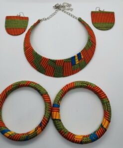 Necklace set in wax