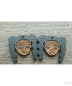 Little black girl long hair 3 "