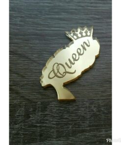 2"Mirror Gold Queen