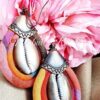Boucles d'oreilles avec cauri