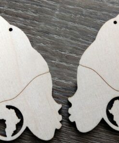 Afro silhouette 3 "