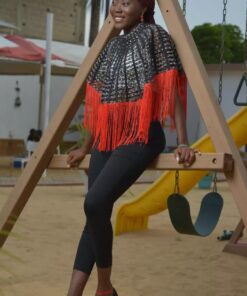 COLLIER CAPE A FRINGES