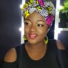 Turban+boucle d oreilles  tout en fleur de mariage