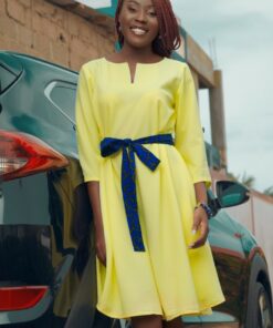 ROBE DELADEM JAUNE