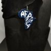 Boucles d'oreille en bois africain, Boucles Afrique, Bijoux africain