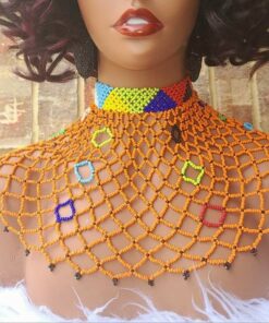 collier de perles africaines