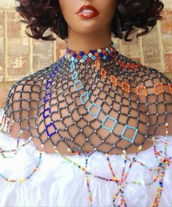 collier de perles africaines