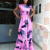 Robe longue/ ankara maxi robe africaine
