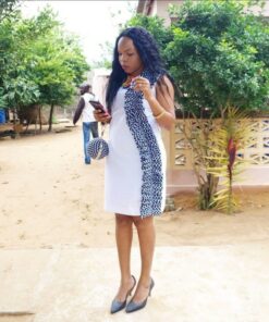 ROBE COURTE BLANCHE AMINA