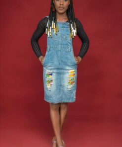 Robe en jean pièce unique