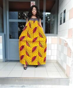 ANKARA MAXI ROBEAFRICAINE LONGUE / ROBE AFRICAINE D'IMPRESSION/ VETEMENT FEMMES