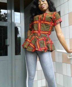 top imprime africain, tunique africain, chemisier africain,haut ankara, blouse africaine