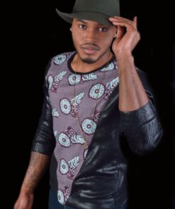 T-Shirt longue manche comportant une touche de wax