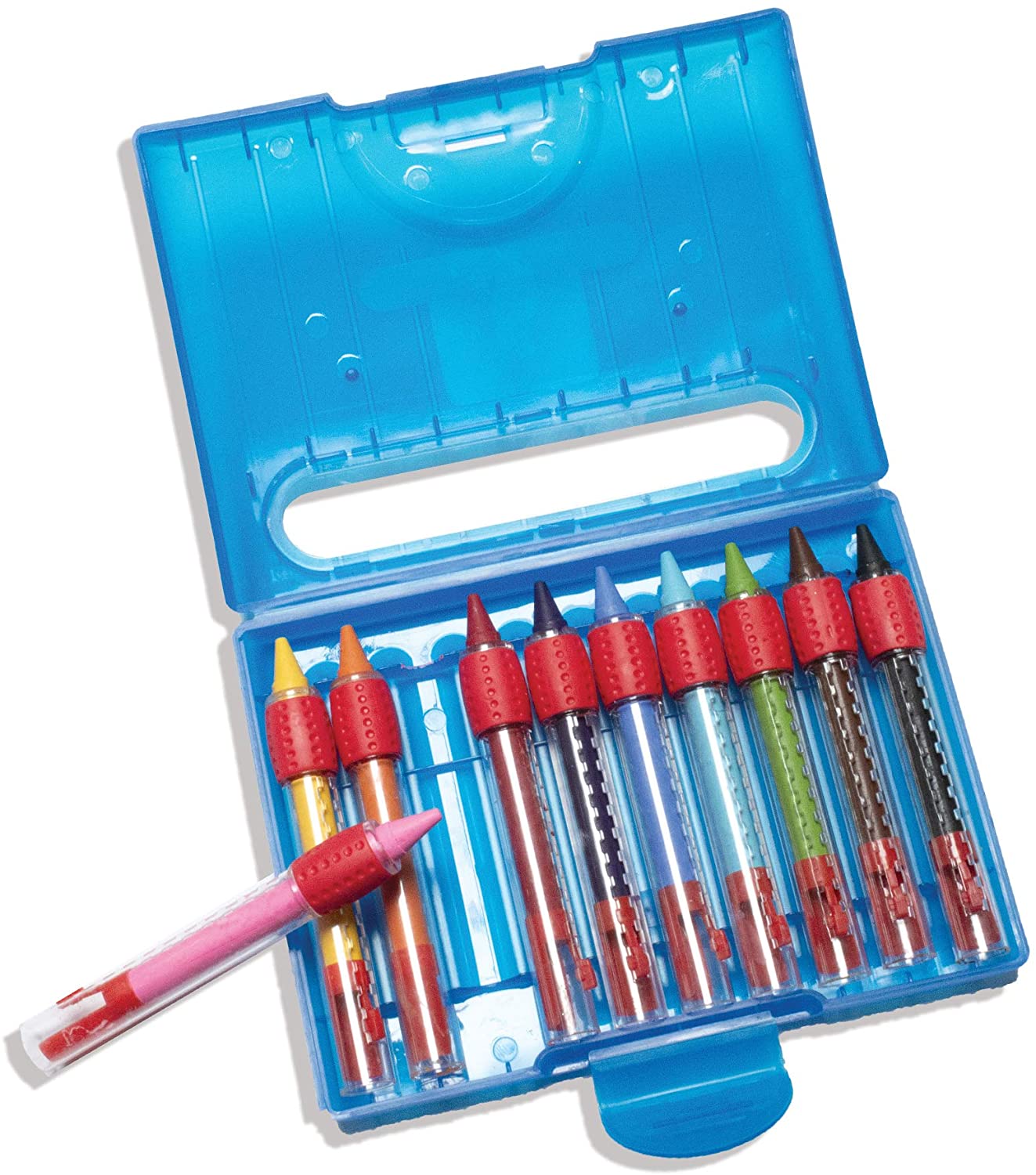 Aladine - Colors Bath - Crayons pour le Bain - Feutres de Bain - Pour  Dessiner sur la Baignoire ou Sous l'Eau - Avec boîte de rangement - À  partir de 3 Ans 