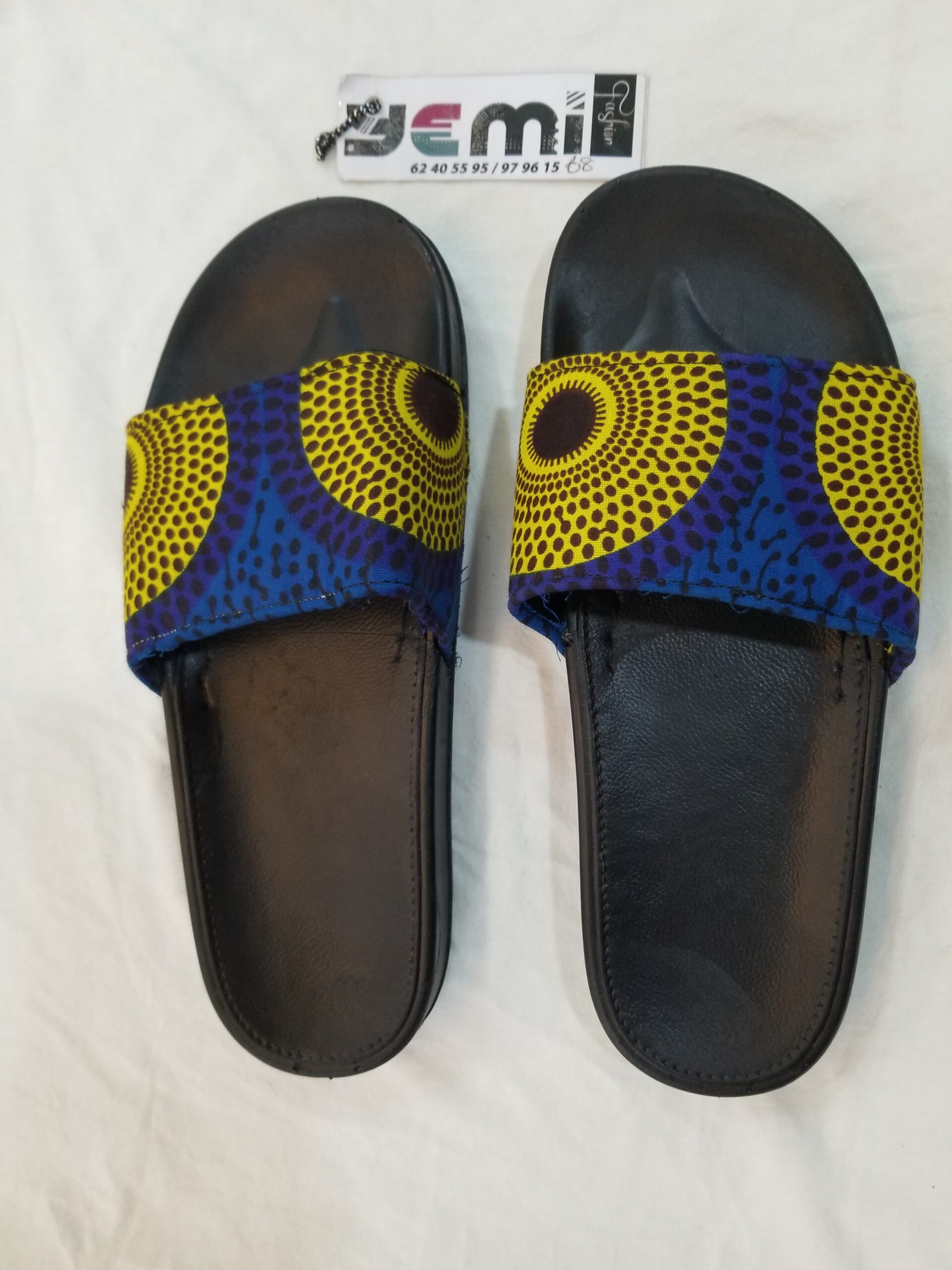 Chaussure en pagne africain on sale