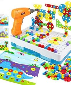 Symiu Mosaique Enfant Puzzle 3D Construction Enfant Jeu Montessori Kit  Mosaique 223 Pcs pour Enfant Fille Garcon 3 4 5 Ans - Autres - à la Fnac