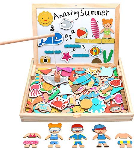 6 Pack Jouet Puzzle pour Enfants,jouets MONTESSORI Comius Sharp Puzzles en Bois 