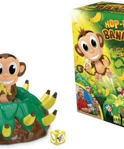 Goliath - Hop La Banana - Jeux d'enfants - à partir de 4 ans- Jeu de  société - Jeu d'adresse et rapidité 